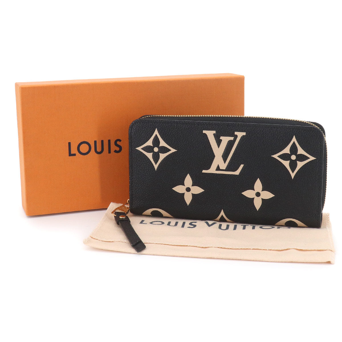 Bicolor Monogram Empreinte Zippy Wallet Leather M80481