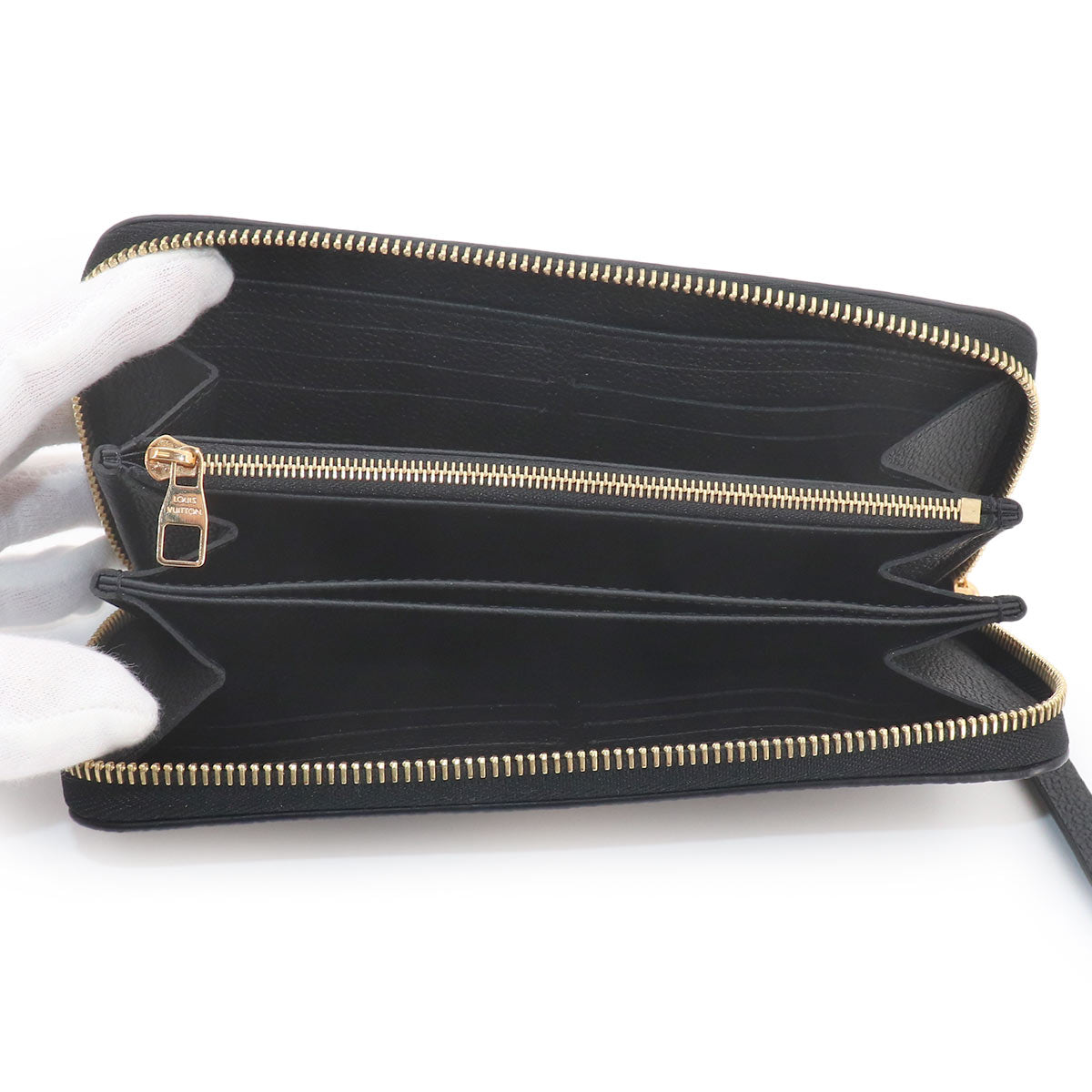 Bicolor Monogram Empreinte Zippy Wallet Leather M80481