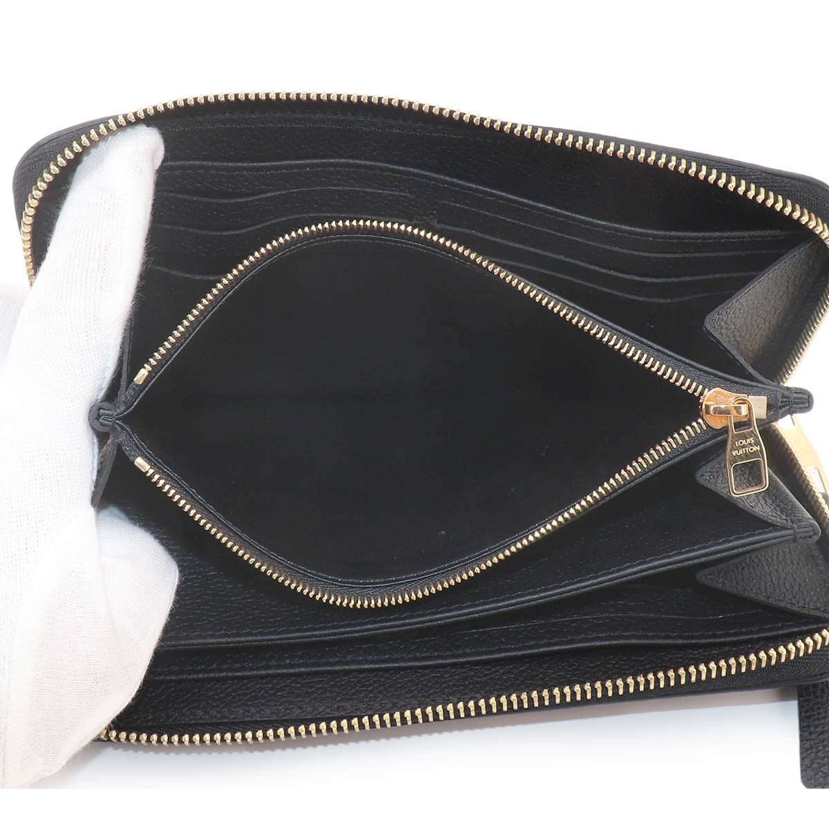 Bicolor Monogram Empreinte Zippy Wallet Leather M80481