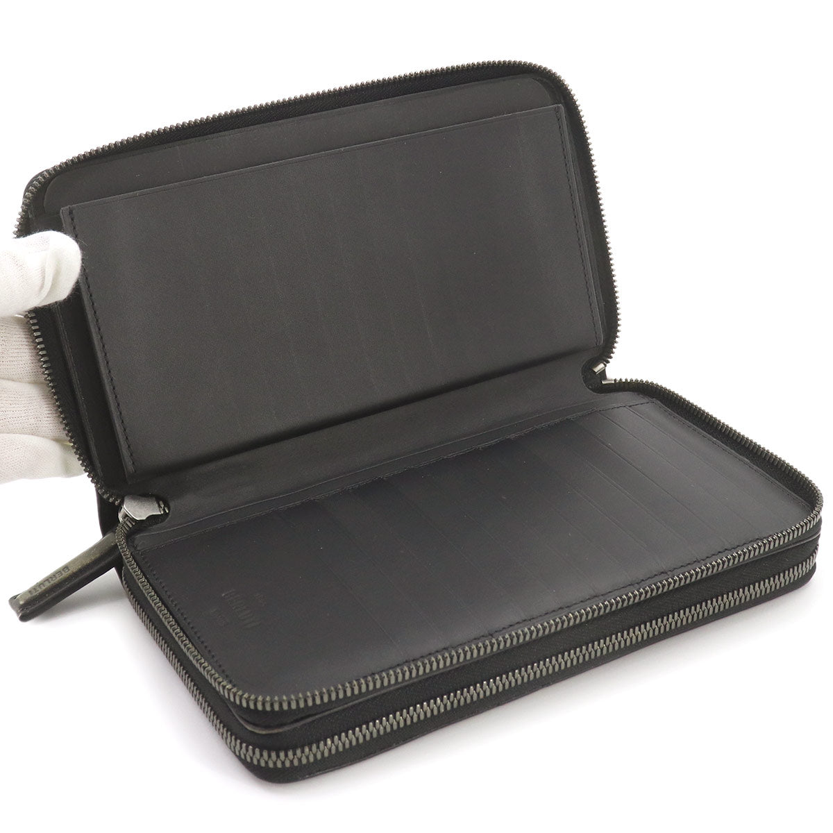 Calligraphy Tali Maxi Wallet Venezia Leather Dark brown