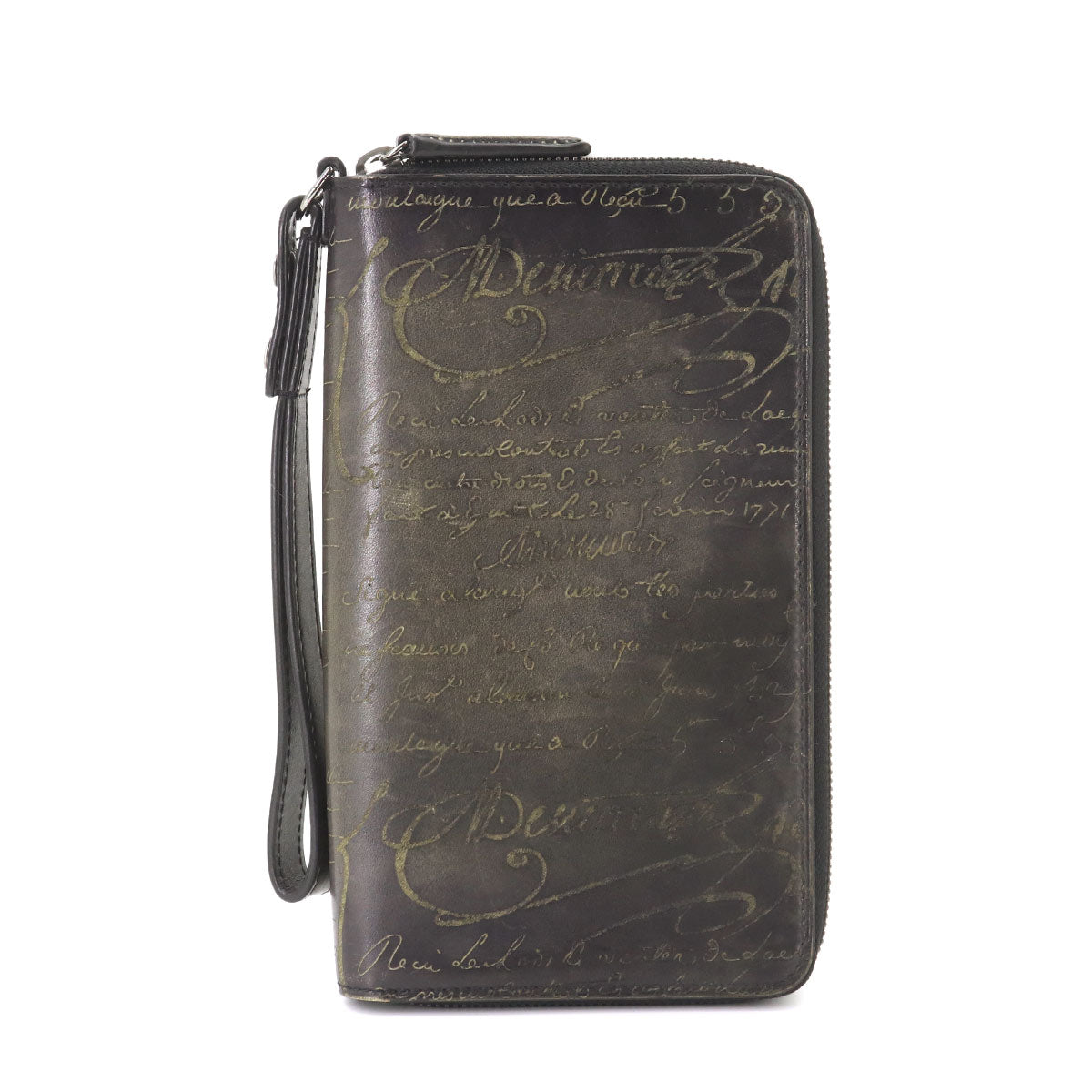 Calligraphy Tali Maxi Wallet Venezia Leather Dark brown