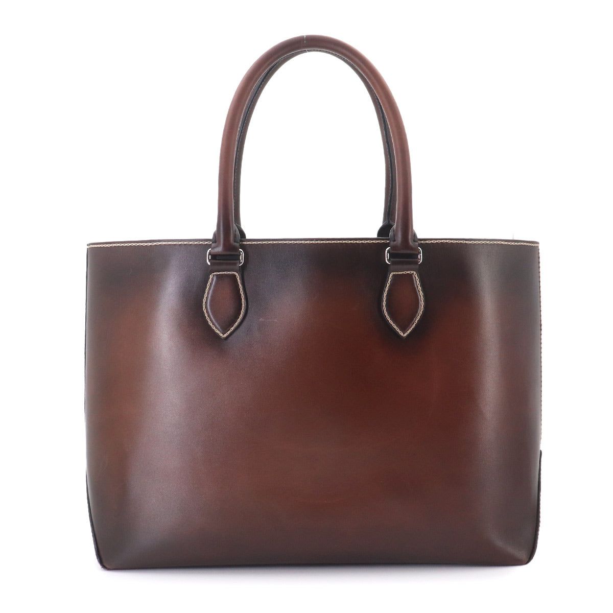 Calligraphy Toujours Tote Bag Venezia Leather Brown