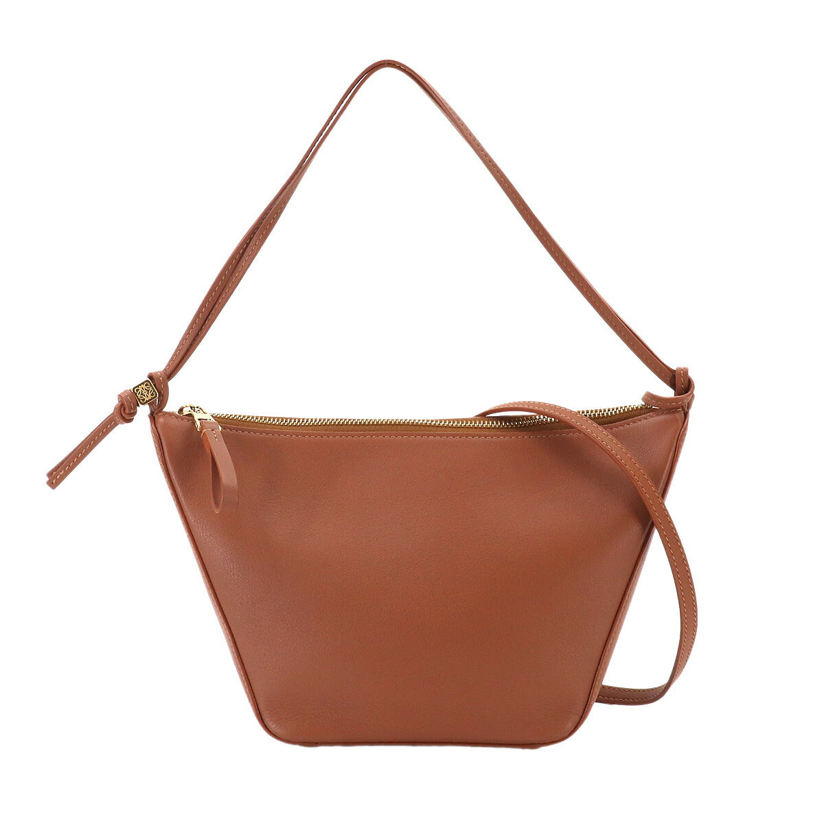 Hammock Hobo Bag Shoulder Bag Mini Leather Tan Brown A538G13X01
