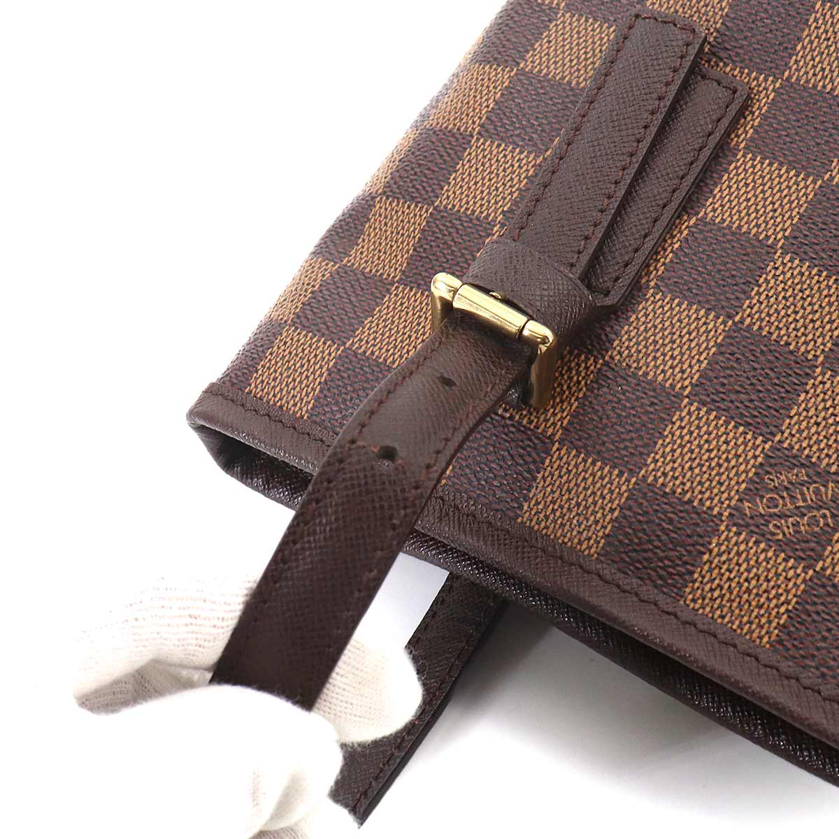 Damier Male Tote Bag Ebene Brown N42240 Purse