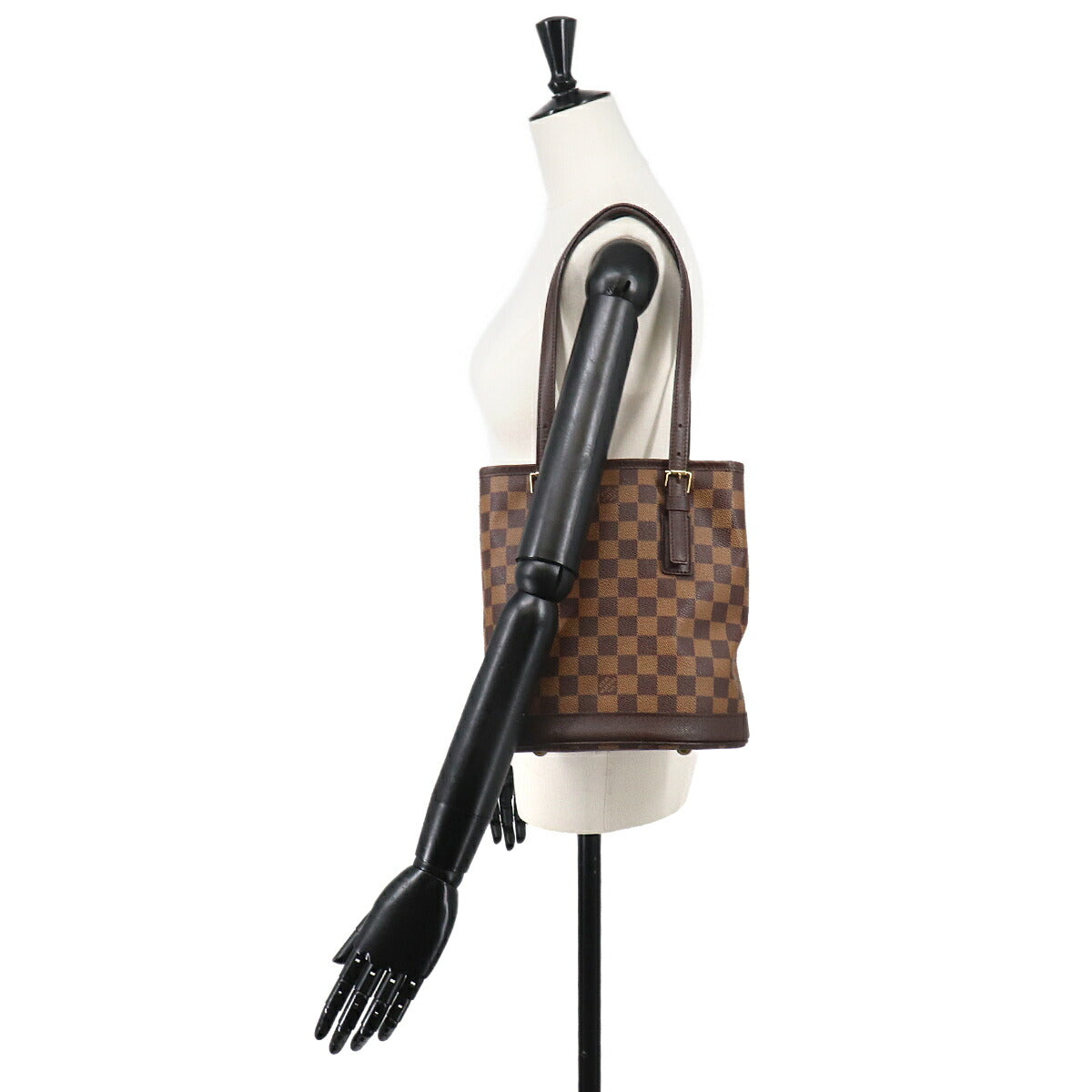 Damier Male Tote Bag Ebene Brown N42240 Purse