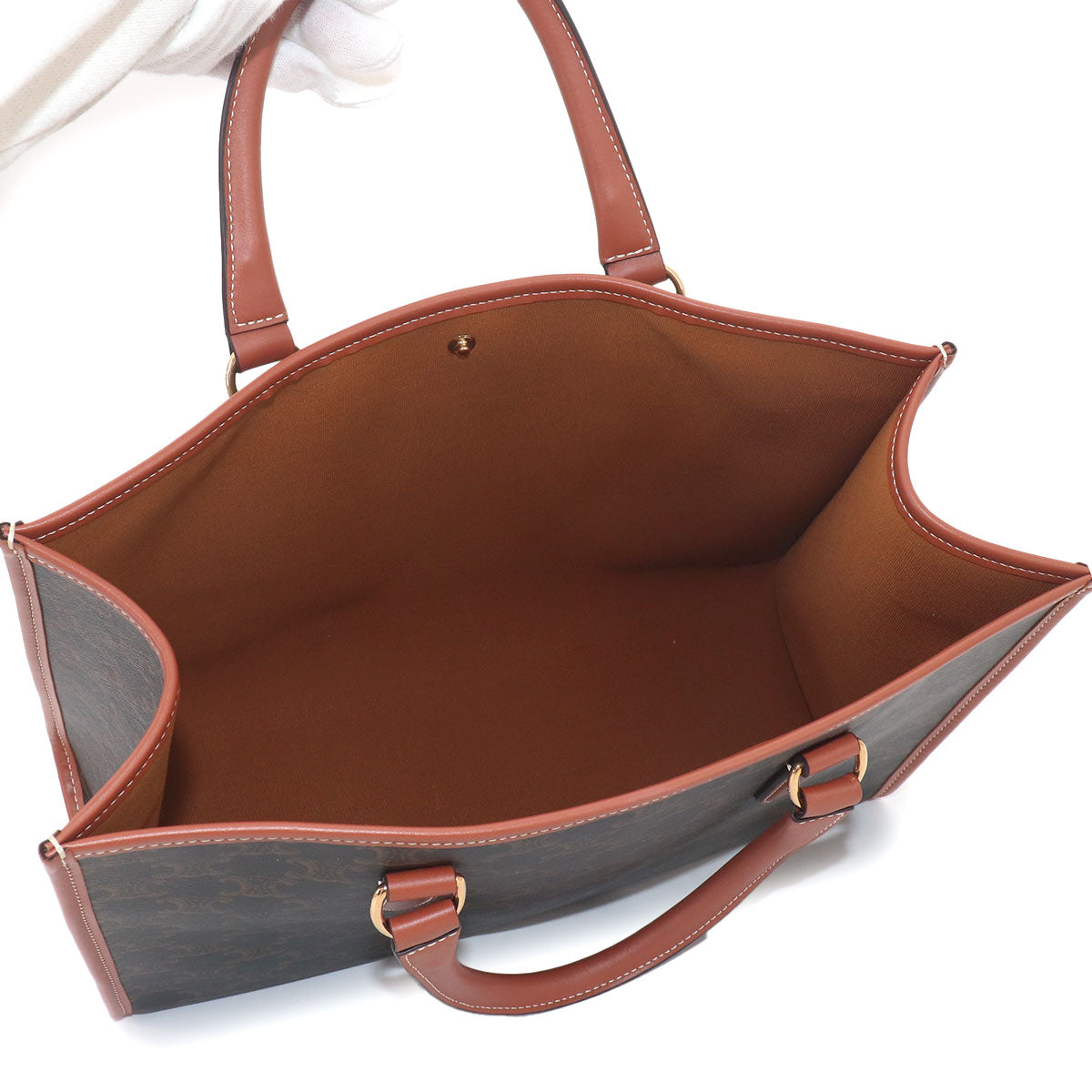 Triomphe Mini Horizontal Cabas Tote Shoulder Bag 199742BZJ Purse