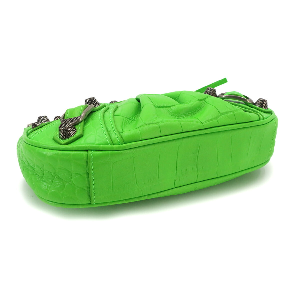 Le Cagole Mini Hand Shoulder Bag Leather Green 695814