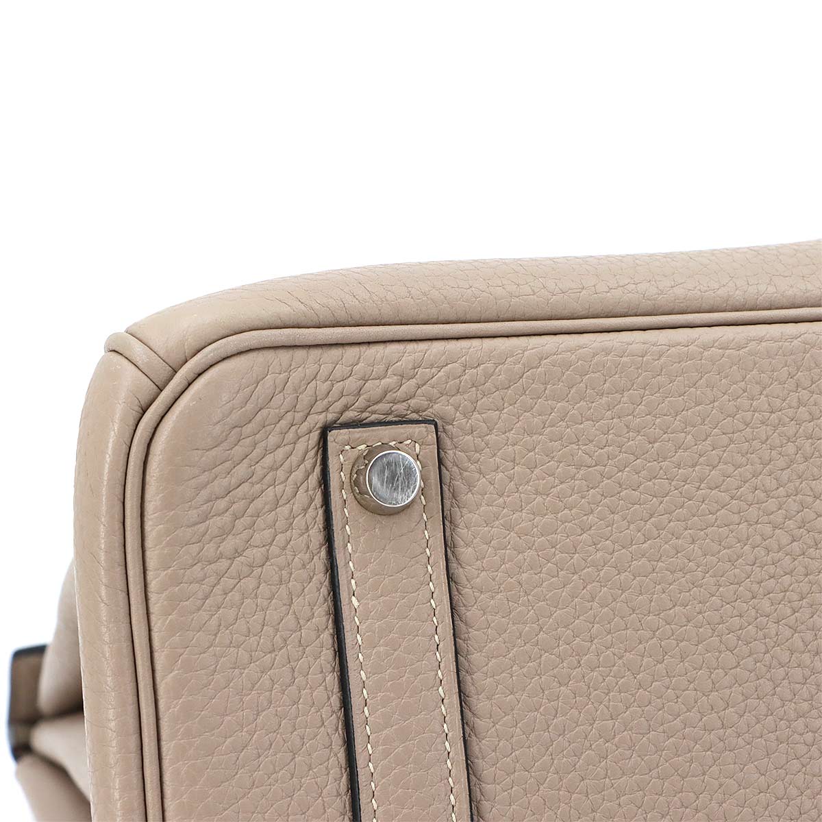 Birkin 35 Taurillon Clemence Gris Tourterelle Hand Bag Purse