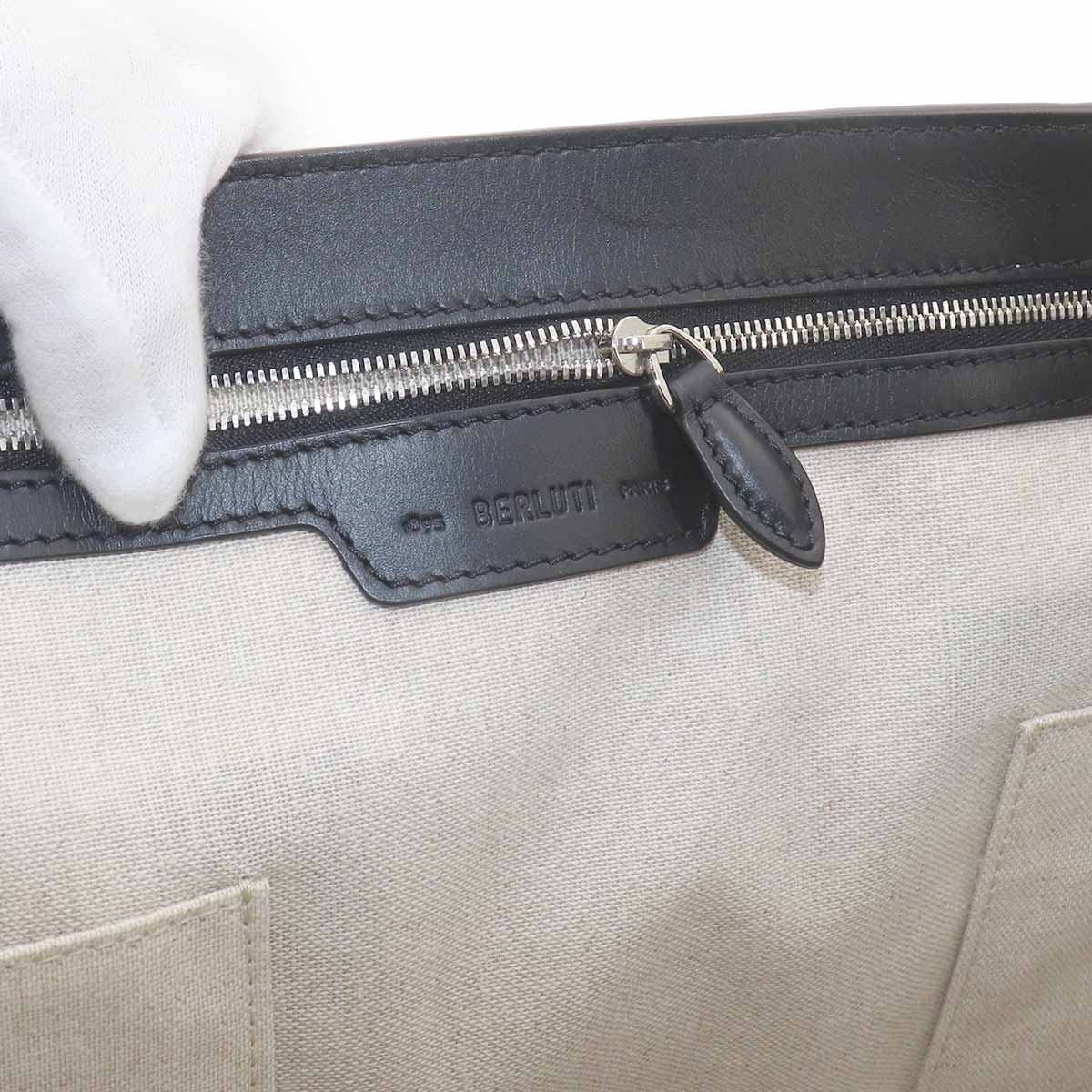 Berluti Calligraphy Toujours Scritto Drape Tote Bag Venezia Leather