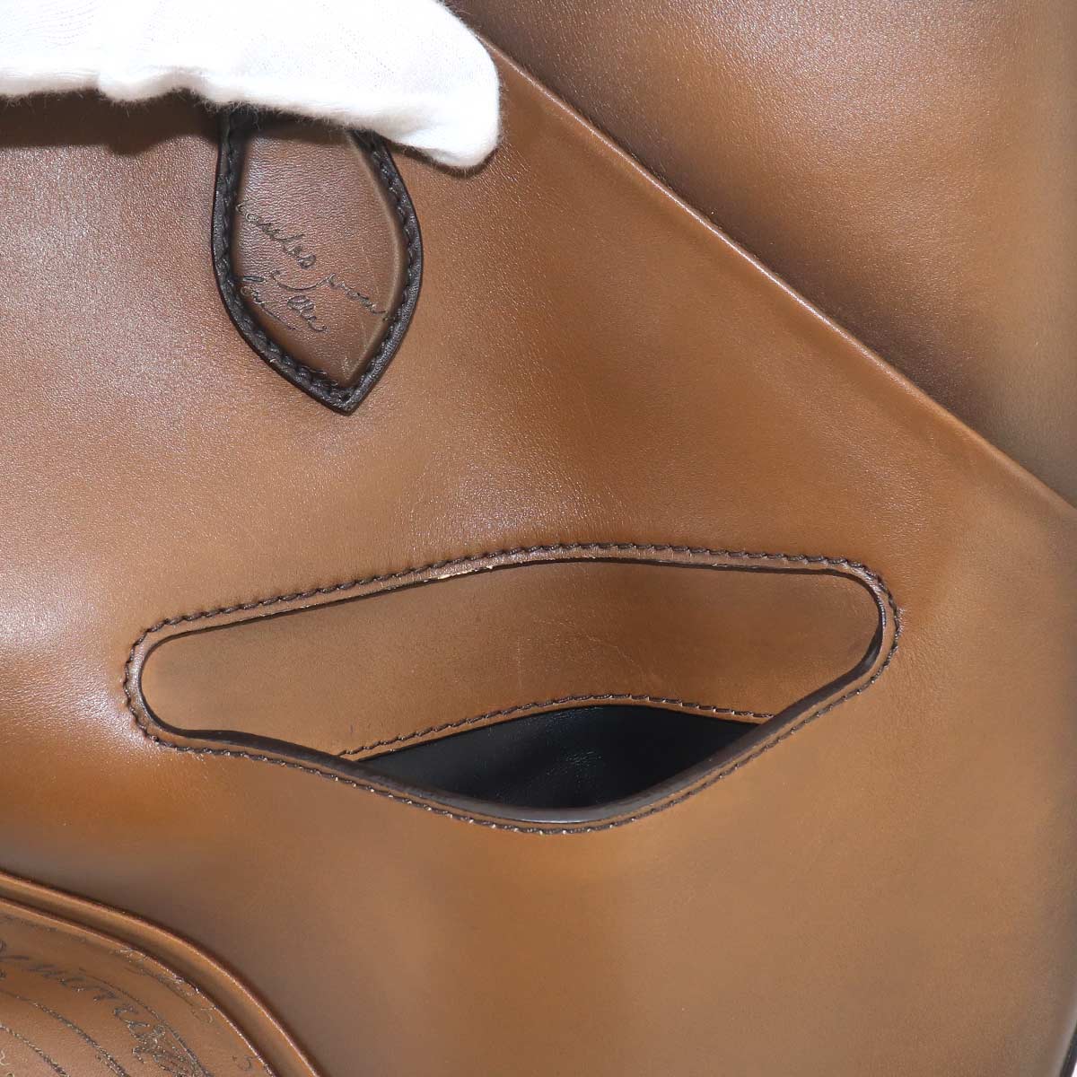 Berluti Calligraphy Toujours Scritto Drape Tote Bag Venezia Leather