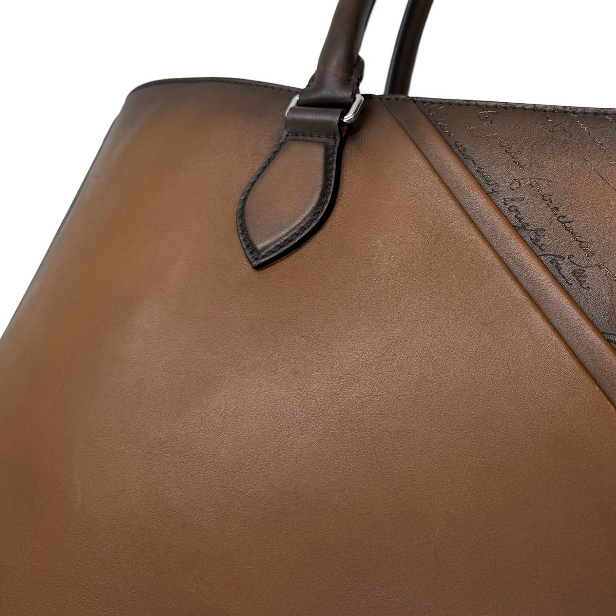 Berluti Calligraphy Toujours Scritto Drape Tote Bag Venezia Leather