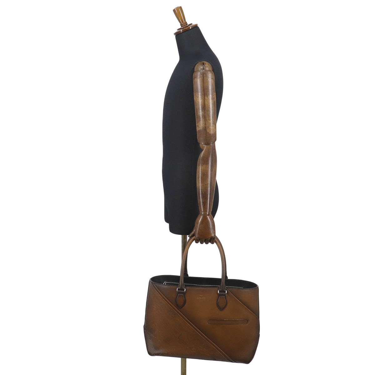 Berluti Calligraphy Toujours Scritto Drape Tote Bag Venezia Leather