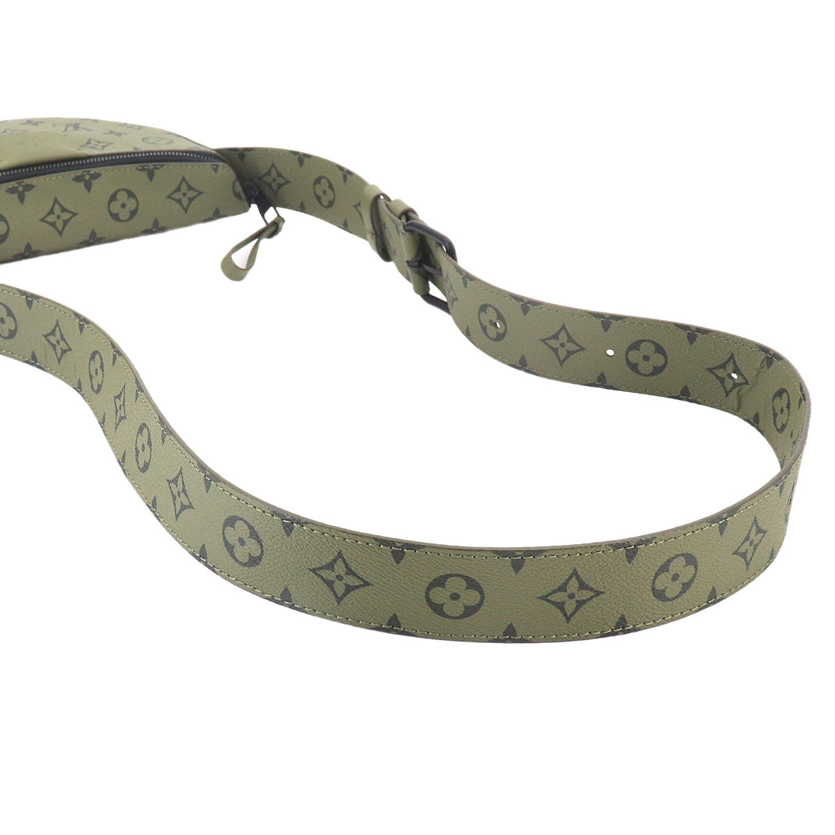 Monogram Tone LV Moon Crossbody Shoulder Bag Khaki M23838