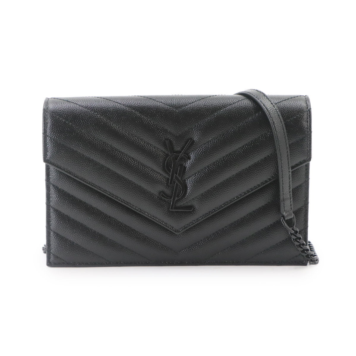 Cassandre Envelope Chain Wallet Leather 695108