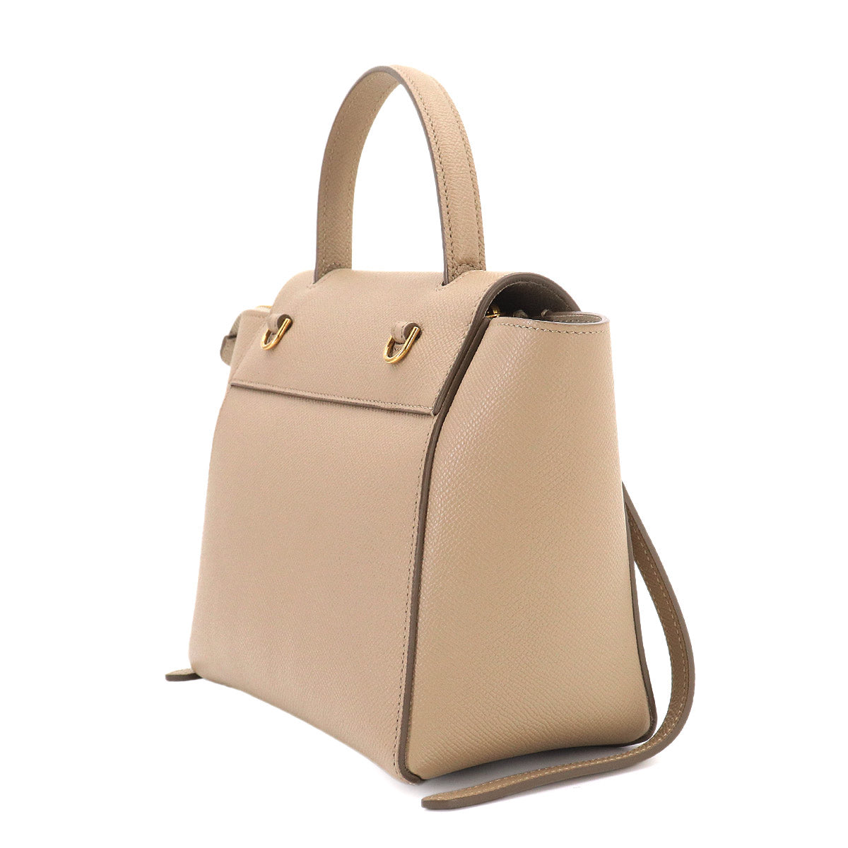 Belt Bag Nano Hand Shoulder Bag Leather Beige 189003