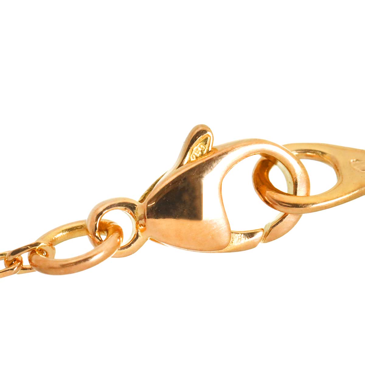 Liens Diamond Necklace 18K Pink Gold 750