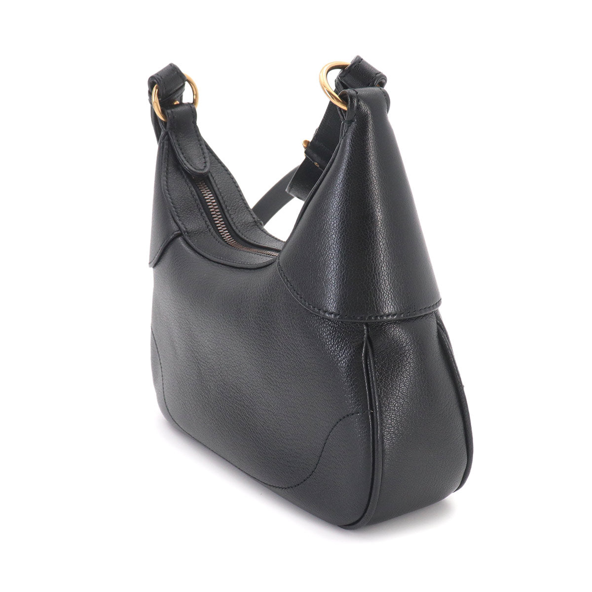 Aphrodite Small Shoulder Bag Leather Black 731817 Purse