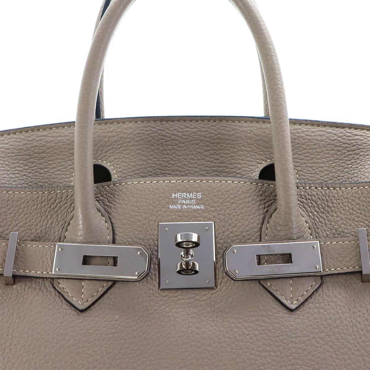 Birkin 30 Togo Leather Gris Tourterelle Hand Bag Purse