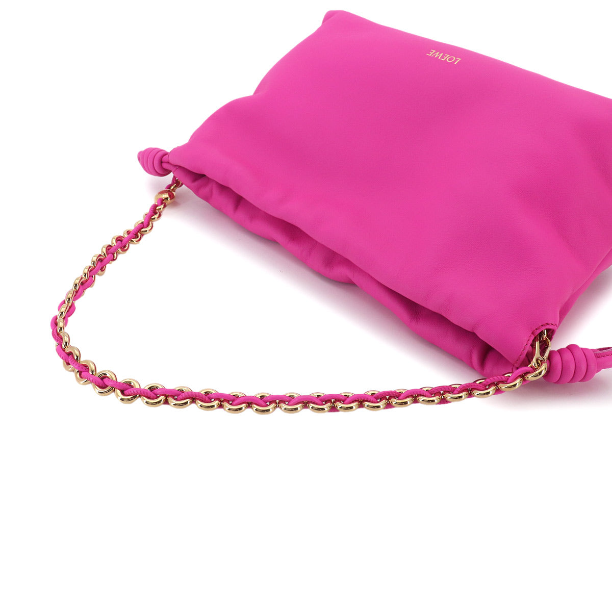 Flamenco Purse Hand Shoulder Bag Leather Pink Purse
