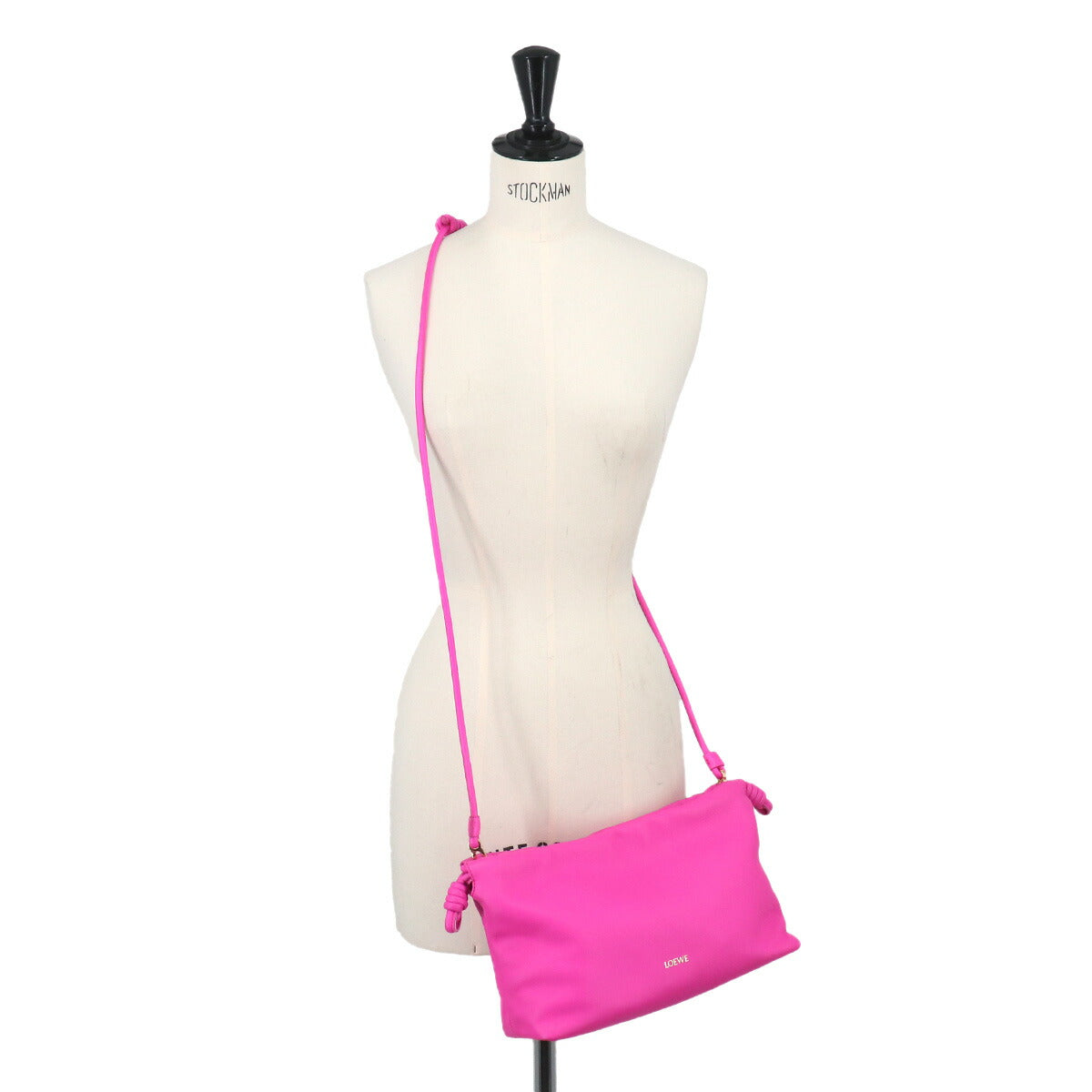 Flamenco Purse Hand Shoulder Bag Leather Pink Purse