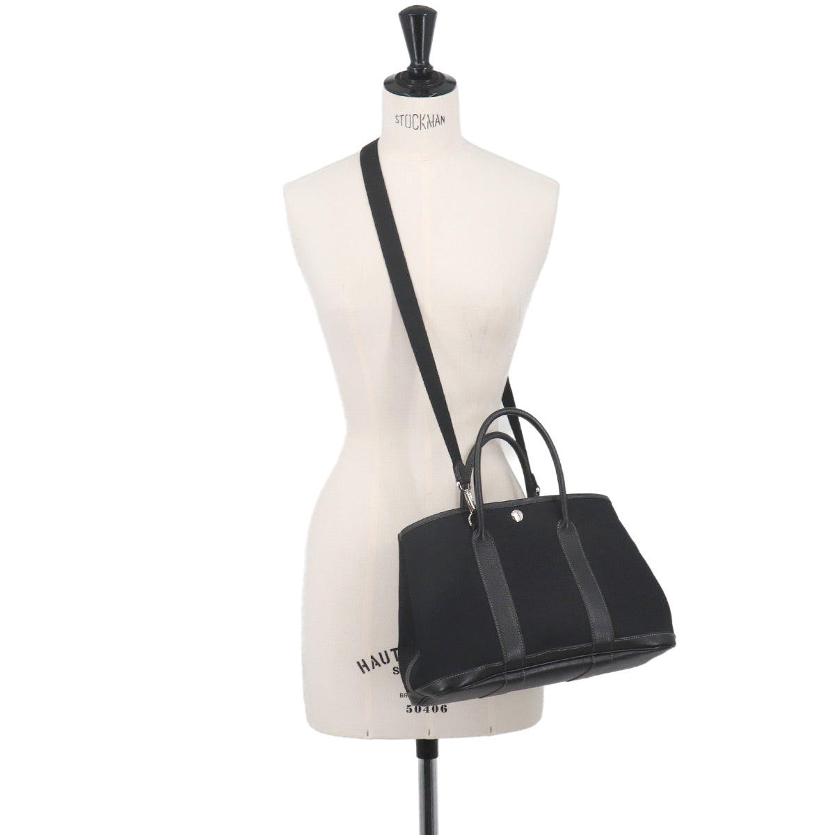 Garden Party TPM 2way Tote Shoulder Bag Toile Officier Black