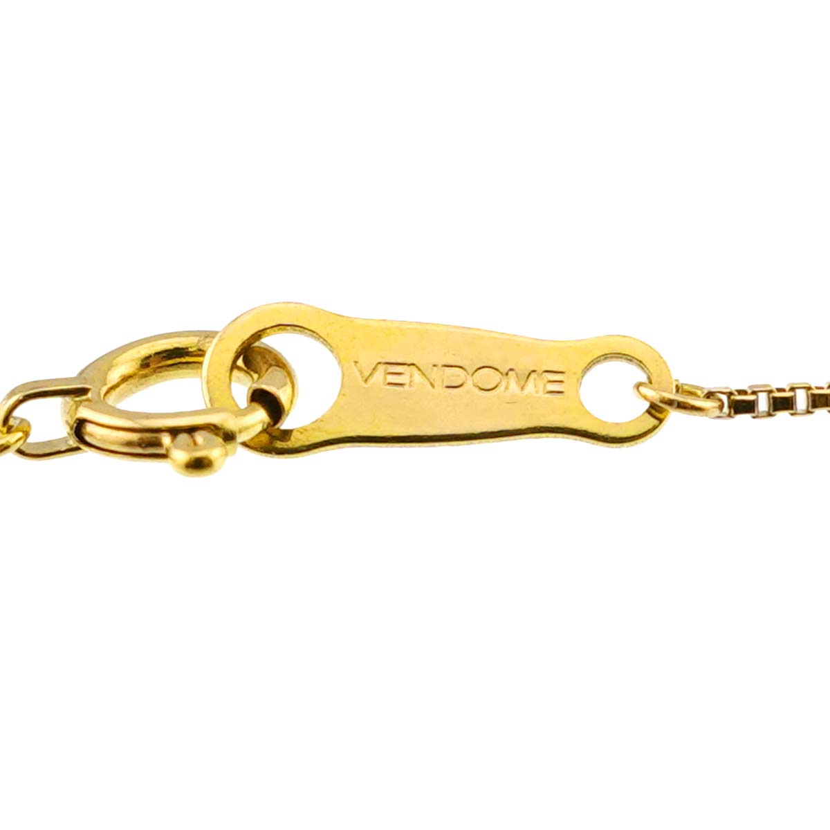 Baby Pearl Diamond Necklace 18K Yellow Gold 750