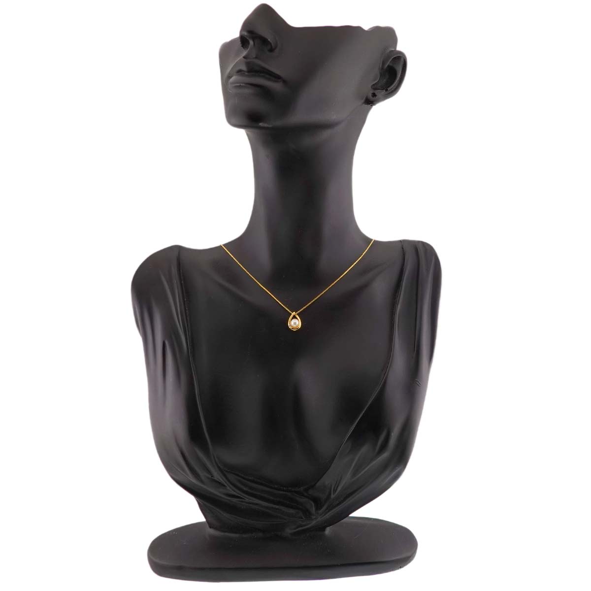 Baby Pearl Diamond Necklace 18K Yellow Gold 750
