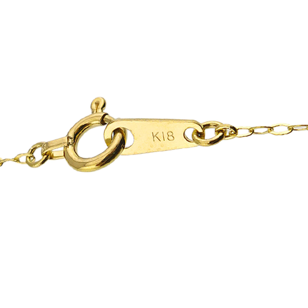 Necklace Enamel 18K Yellow Gold 750