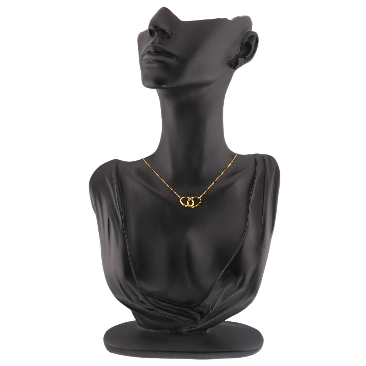 Double Loop Necklace 18K Yellow Gold 750