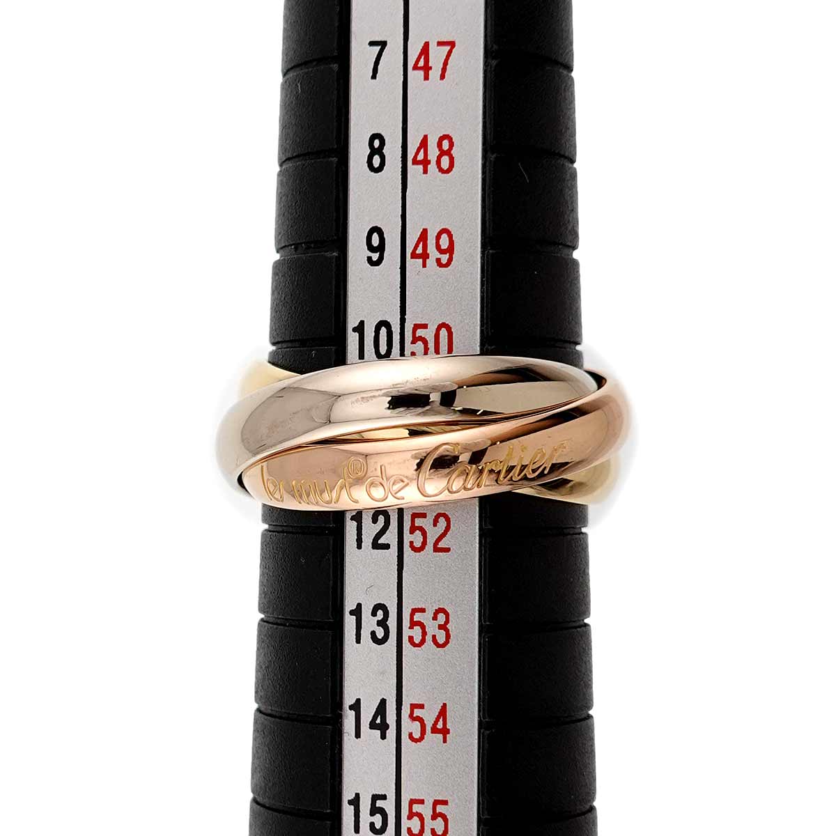 Trinity MM Ring 18K YG WG PG 750 Size51 5.5-5.75(US)