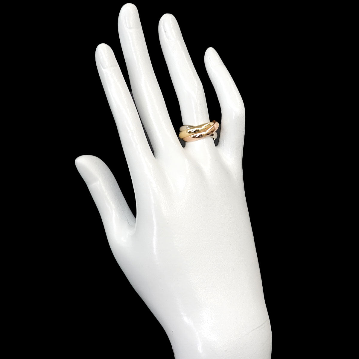 Trinity MM Ring 18K YG WG PG 750 Size51 5.5-5.75(US)