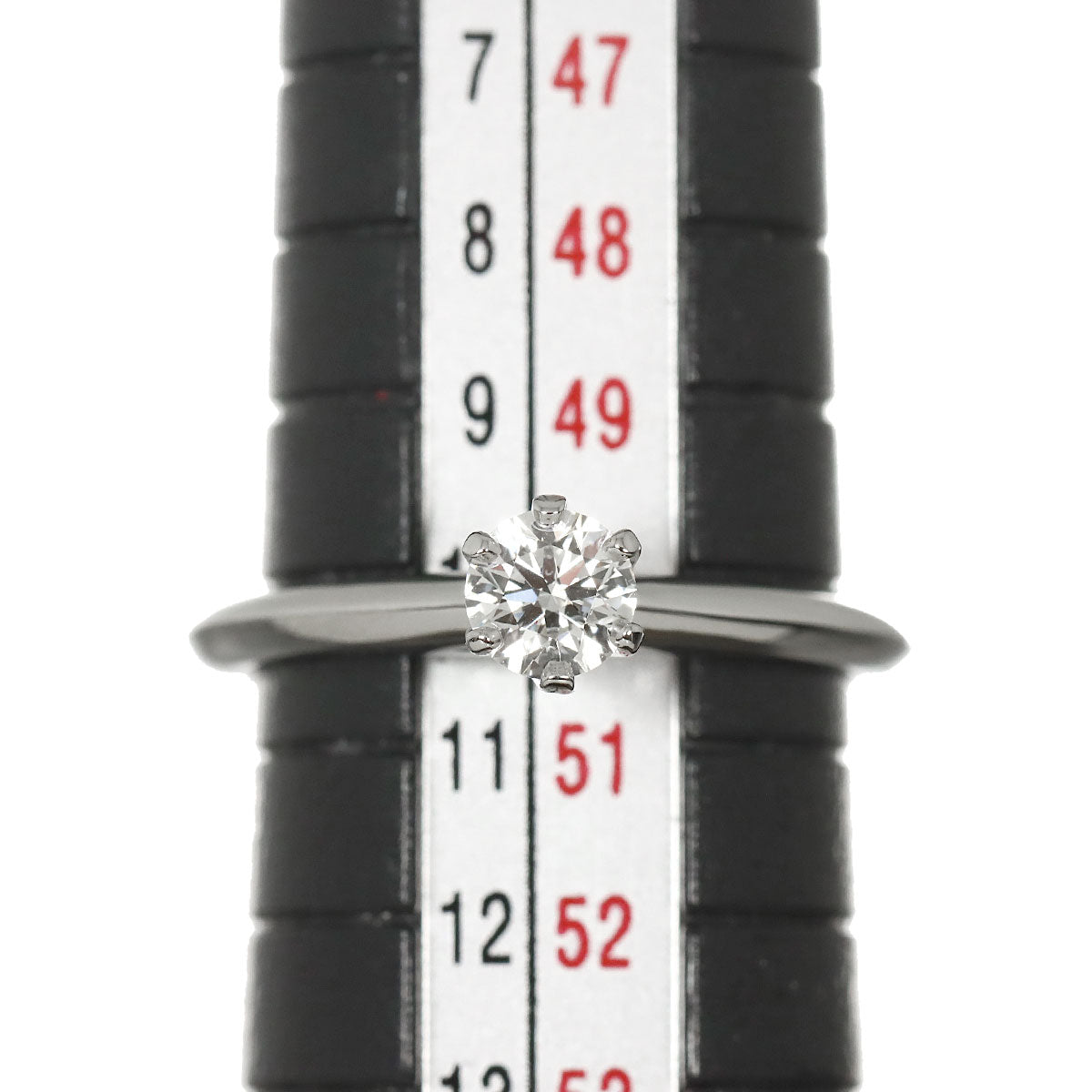 Diamond 0.33ct H/VVS2/EX Ring Pt Platinum Size5.25-5.5(US)