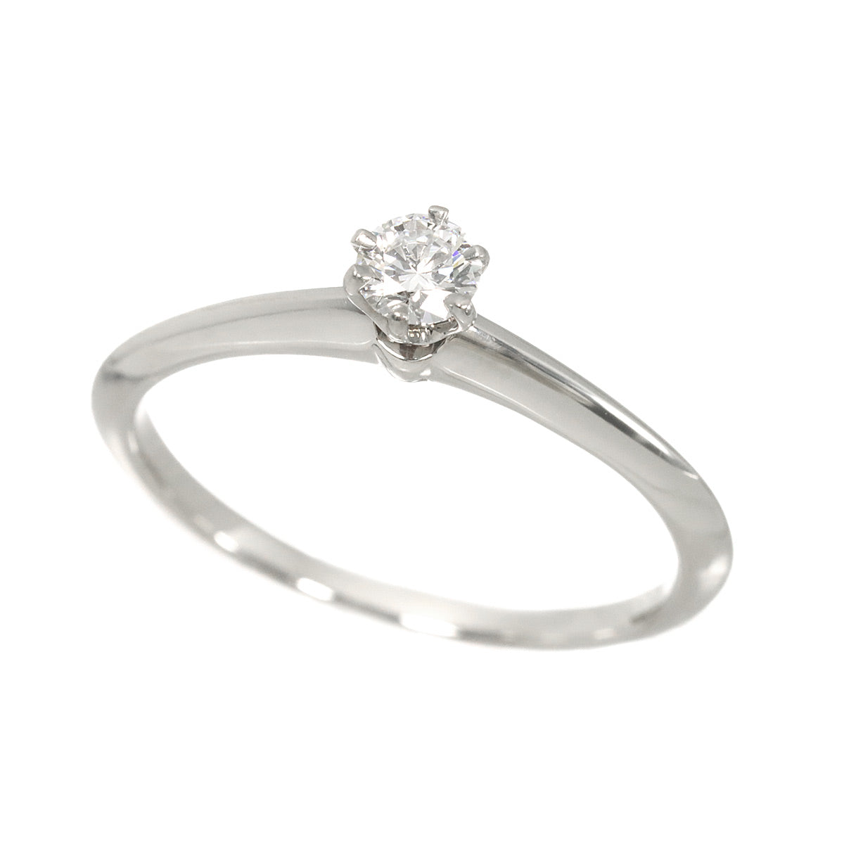 Diamond 0.22ct D/VVS1/EX Ring Platinum Size7.5(US)