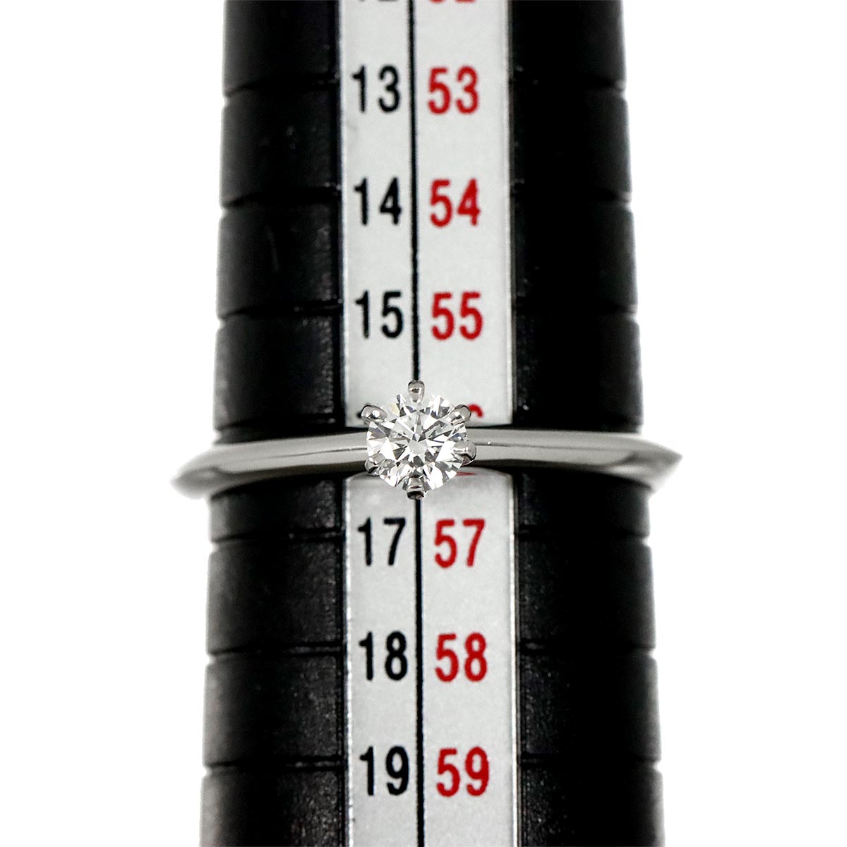 Diamond 0.22ct D/VVS1/EX Ring Platinum Size7.5(US)