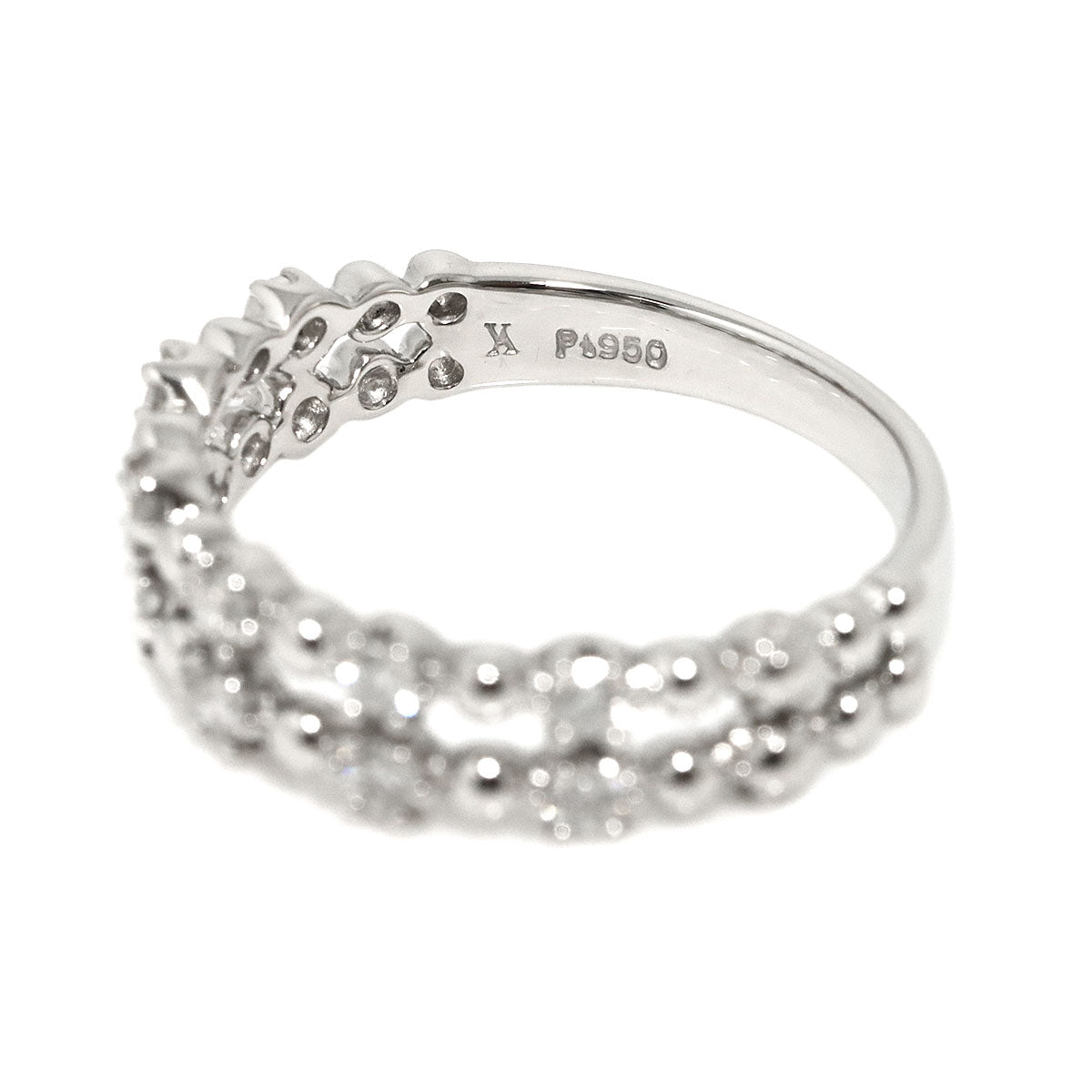 Diamond 0.30ct Ring Pt Platinum size5.5-5.75(US)