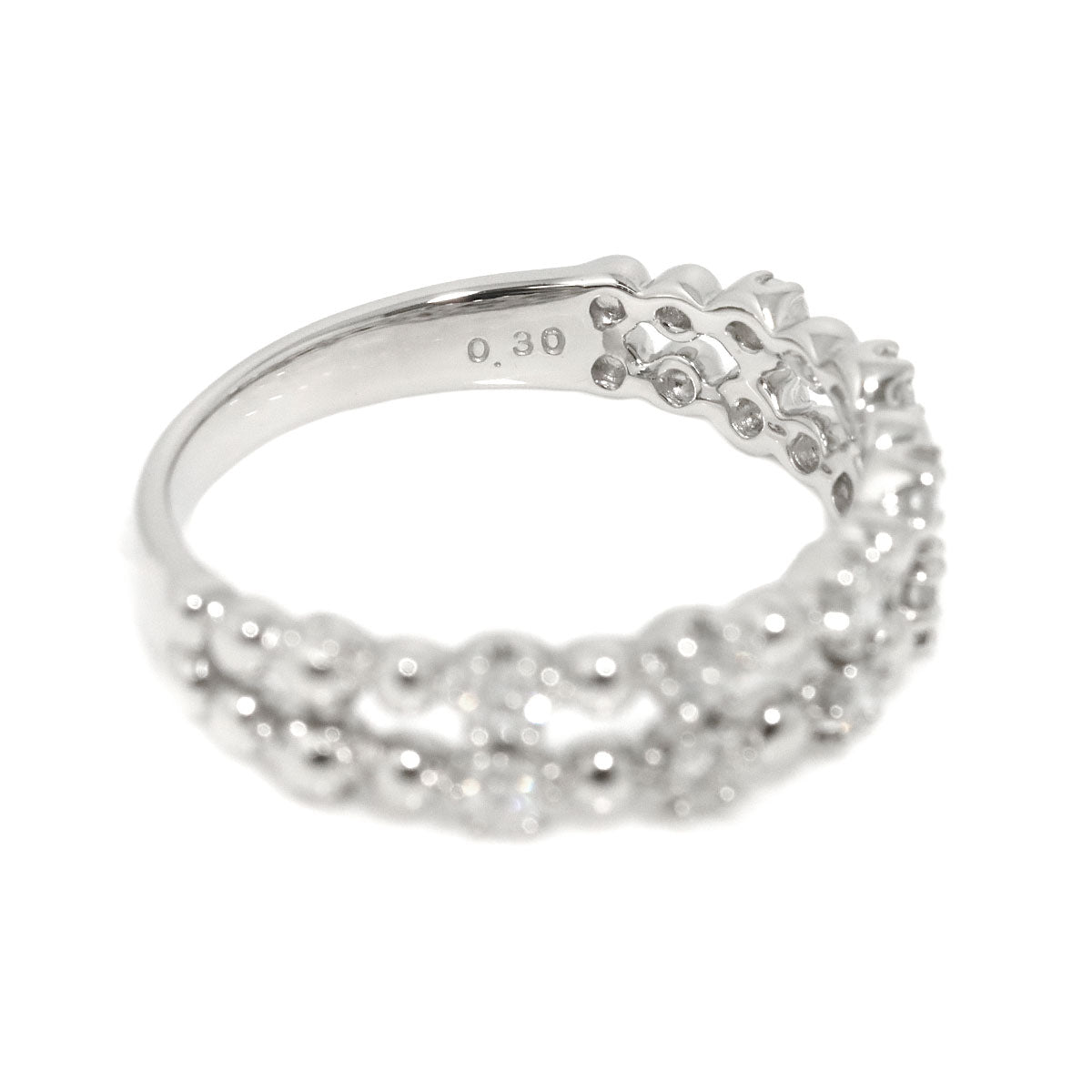 Diamond 0.30ct Ring Pt Platinum size5.5-5.75(US)