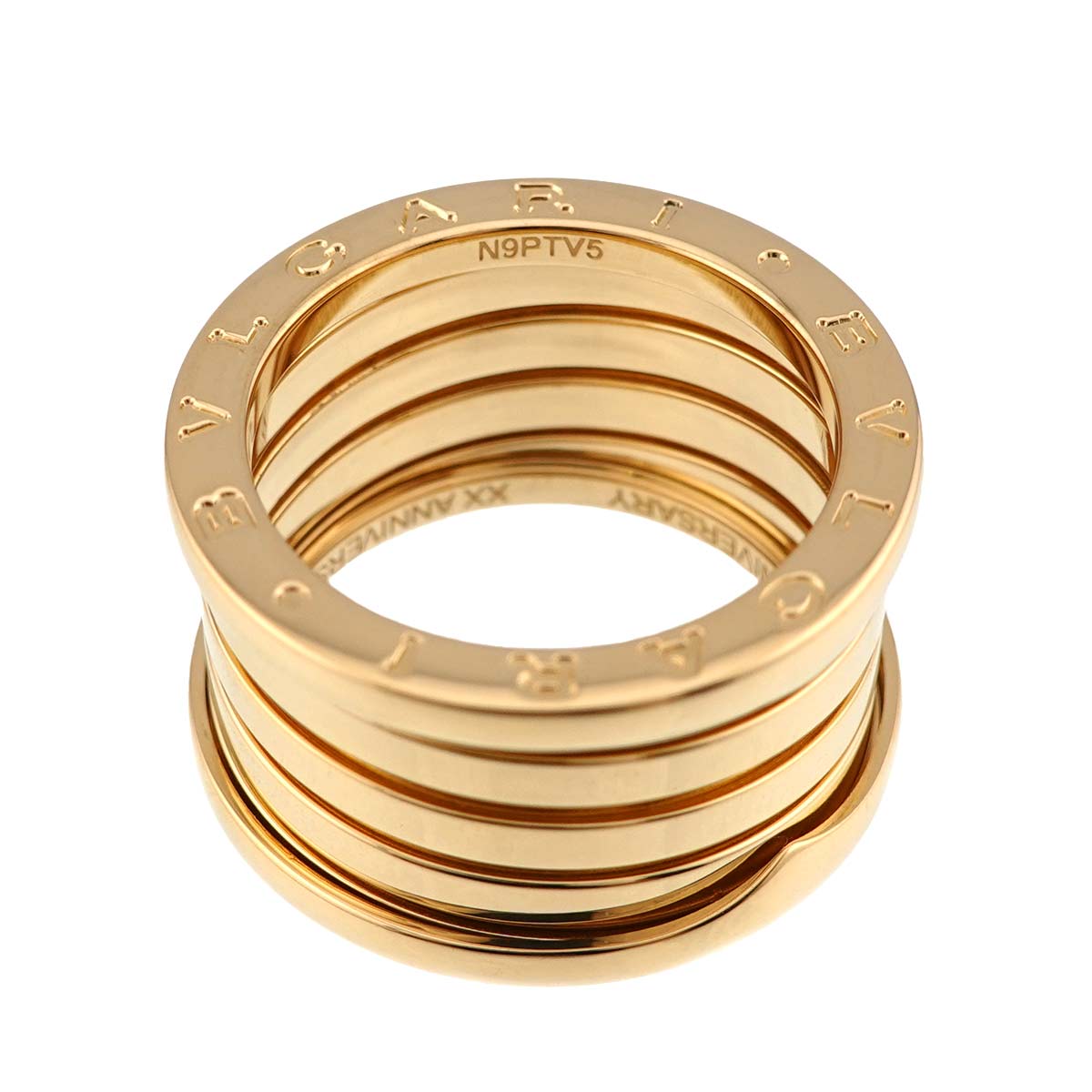 B-ZERO1 5 BAND Ring 18K YG 750 Size57 7.25-7.5(US)