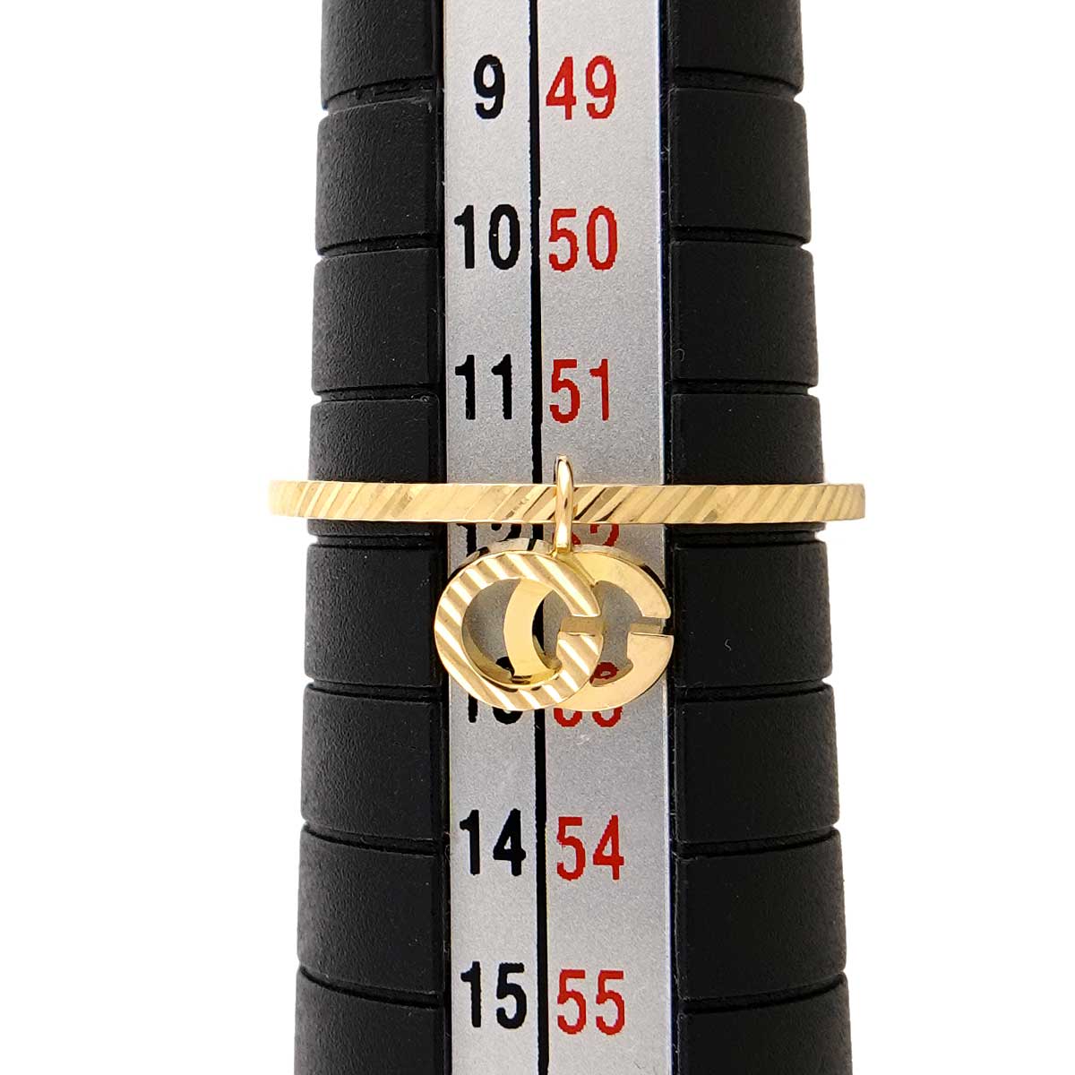 GG Running Ring 18K Yellow Gold 750 Size12 5.75-6(US)