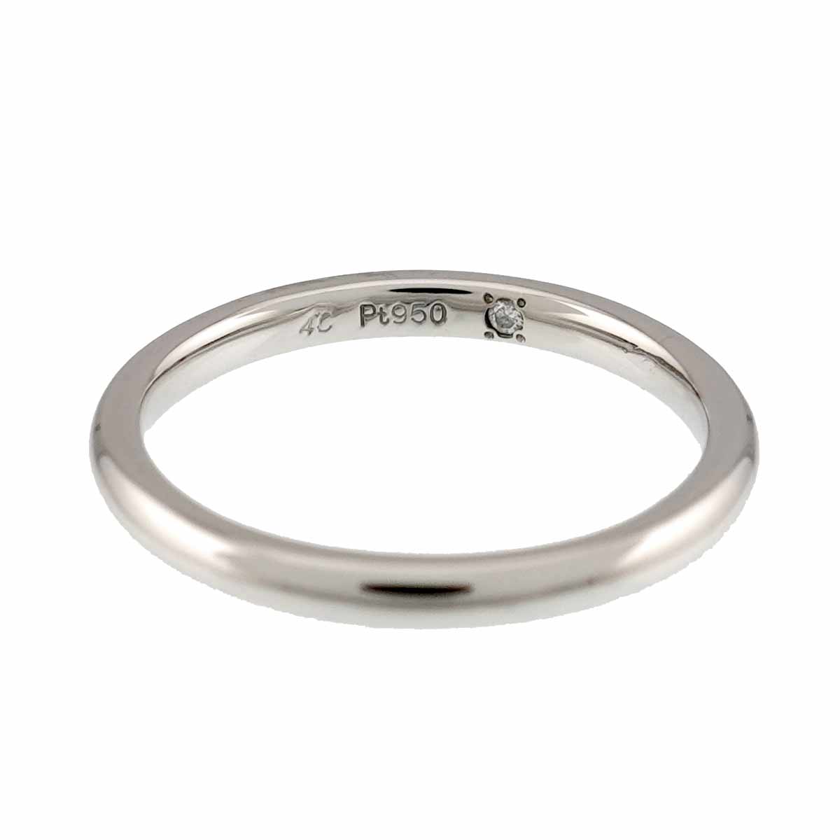 Diamond Ring Pt Platinum Size4.75-5(US)