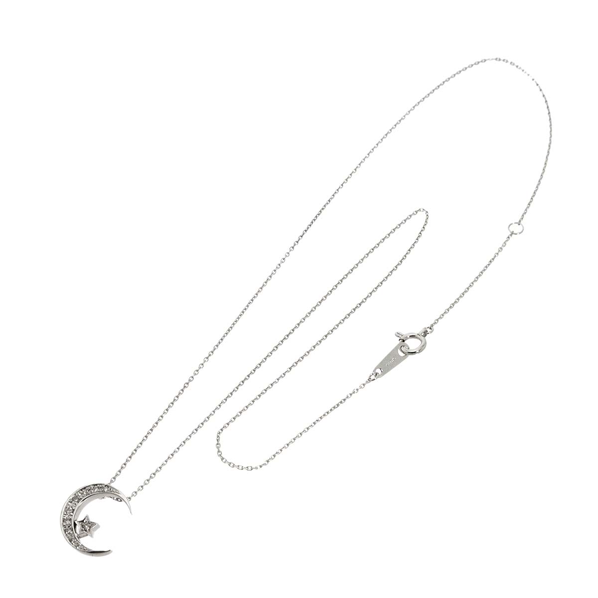 Diamond Necklace 18K WG 750