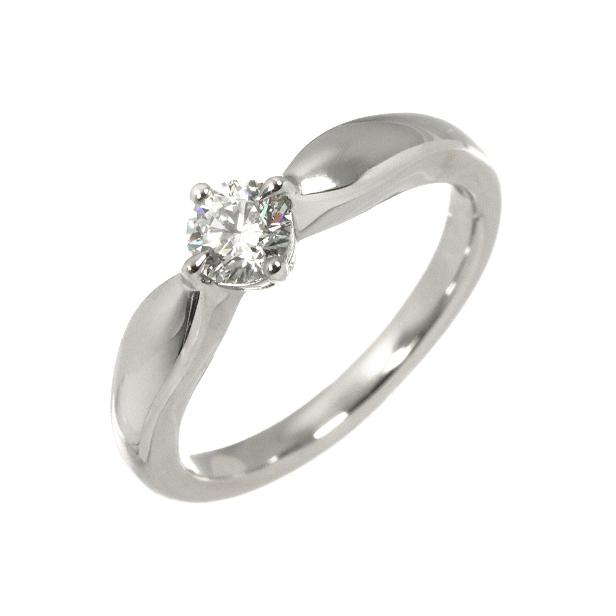 Diamond Ring Platinum size4.5-4.75(US)