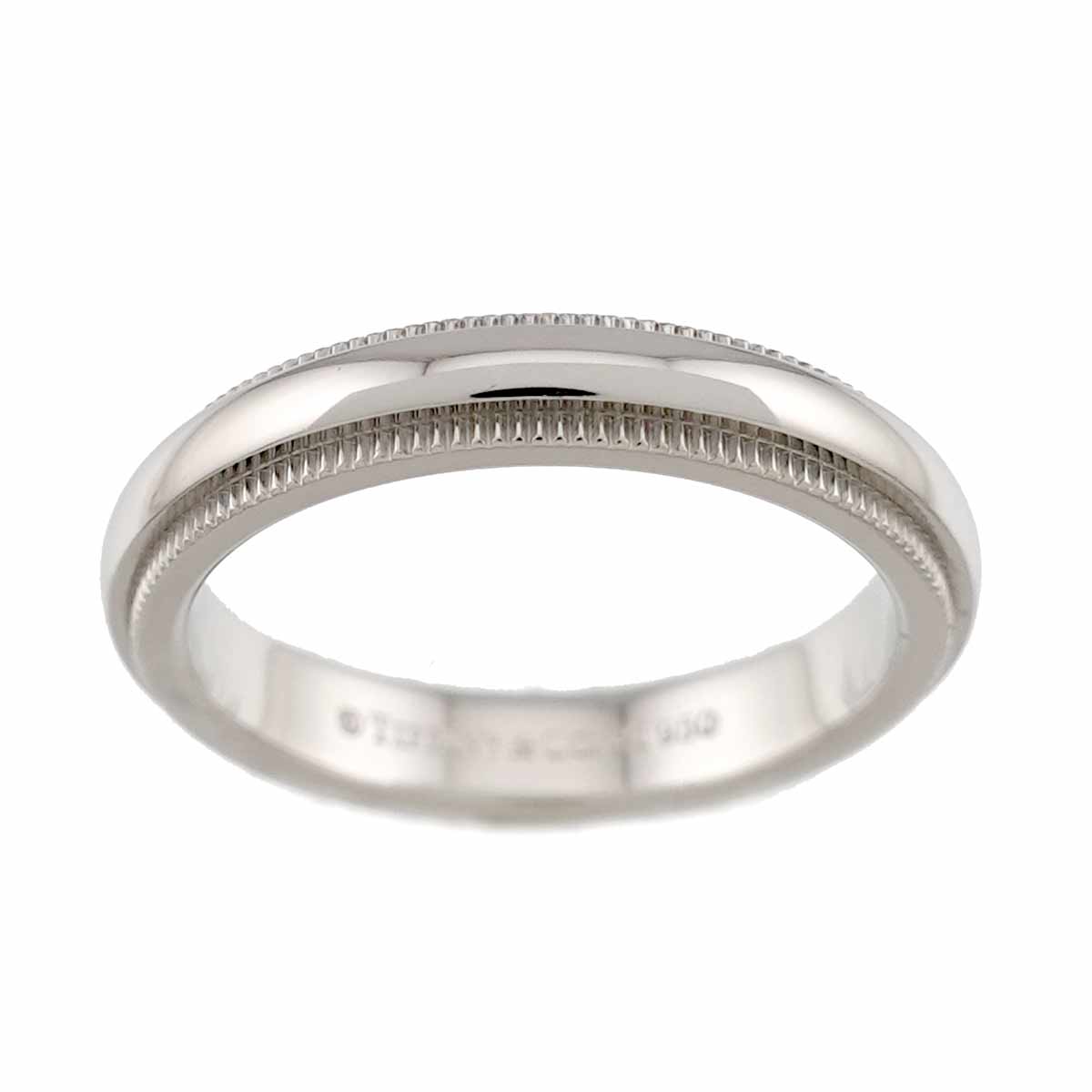 Milgrain Band Ring Pt Platinum Size3.75(US)