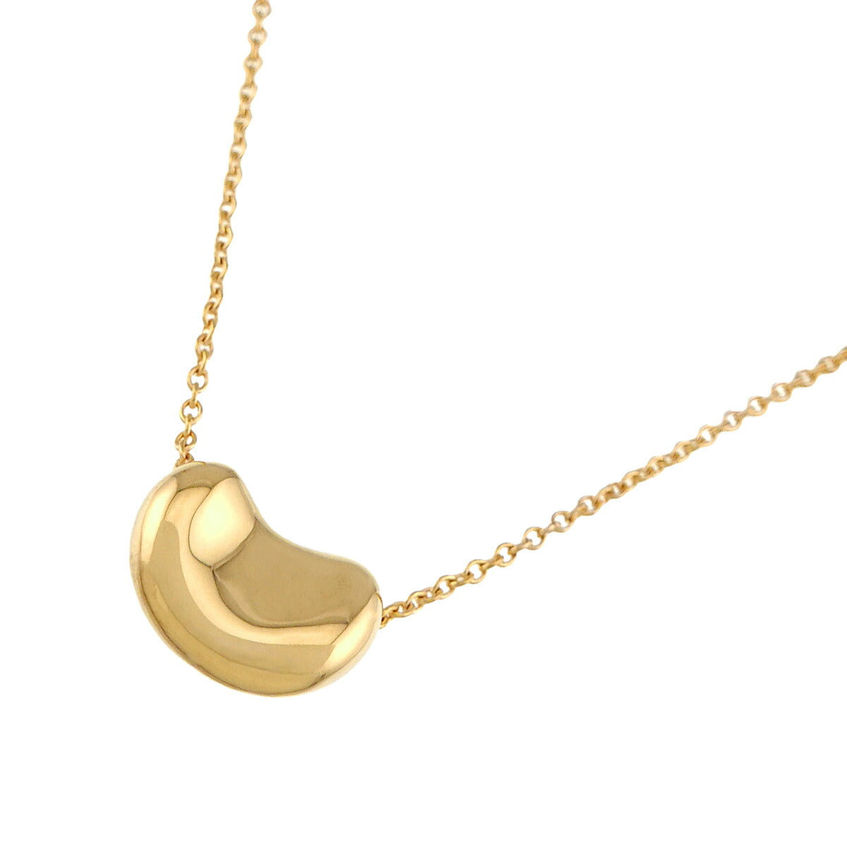 Bean Necklace 18K Yellow Gold 750
