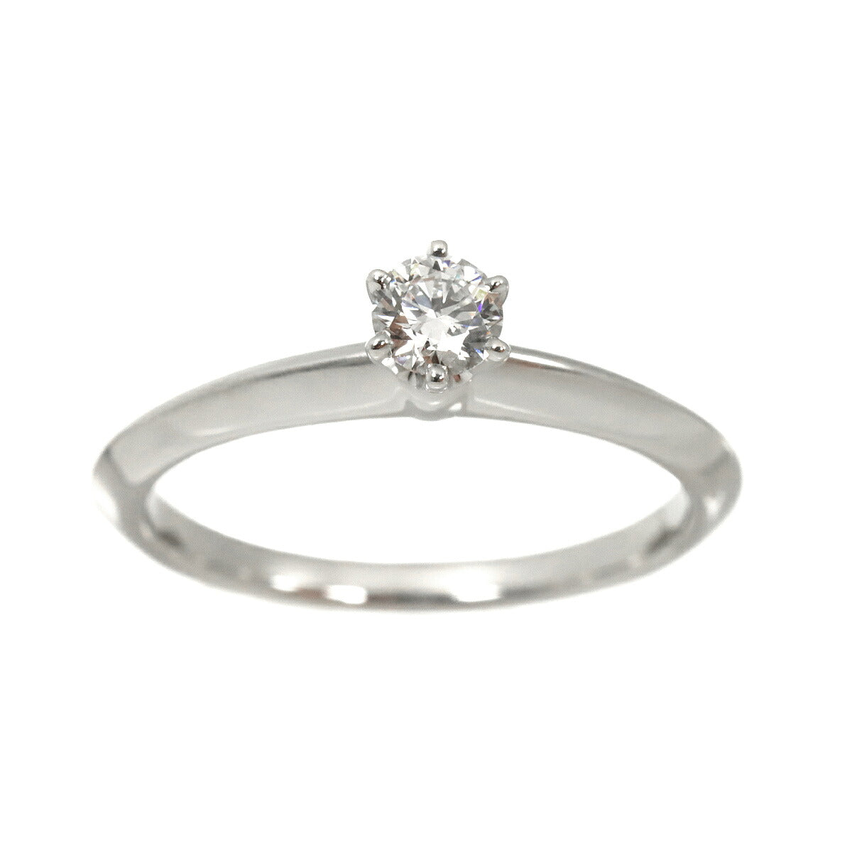 Diamond 0.22ct E/VS1/3EX Ring Platinum Size5.5-5.75(US)