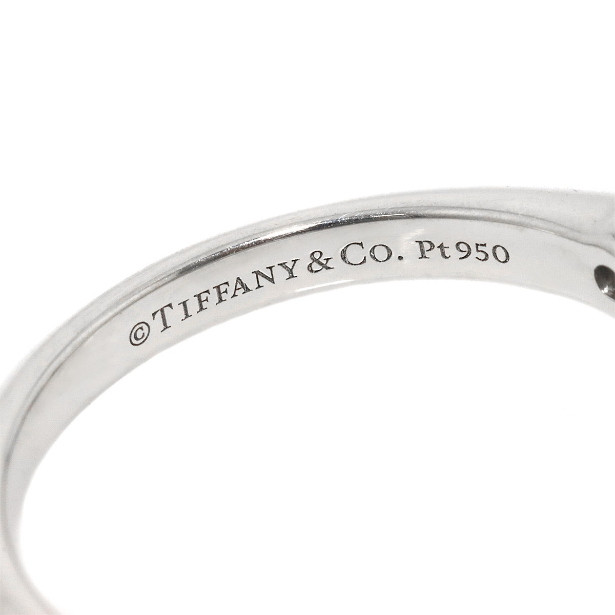 Diamond 0.22ct E/VS1/3EX Ring Platinum Size5.5-5.75(US)