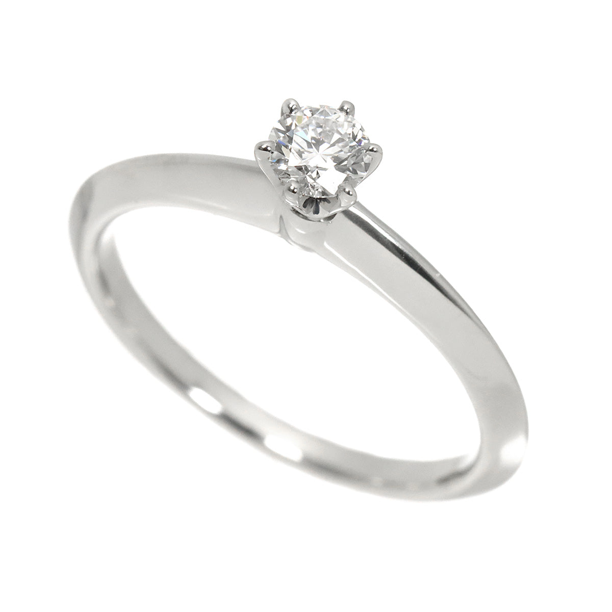 Diamond 0.22ct E/VS1/3EX Ring Platinum Size5.5-5.75(US)