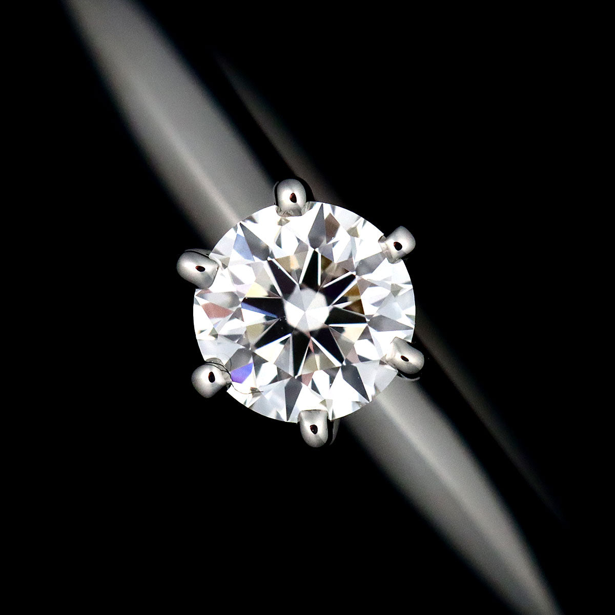 Diamond 0.22ct E/VS1/3EX Ring Platinum Size5.5-5.75(US)