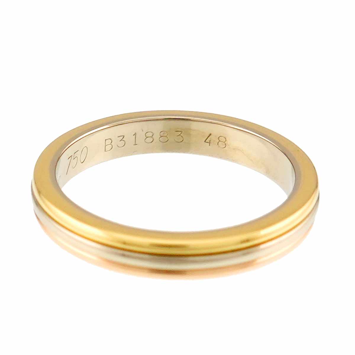 Vendome Ring 18K YG WG PG 750 size48 4.5(US)