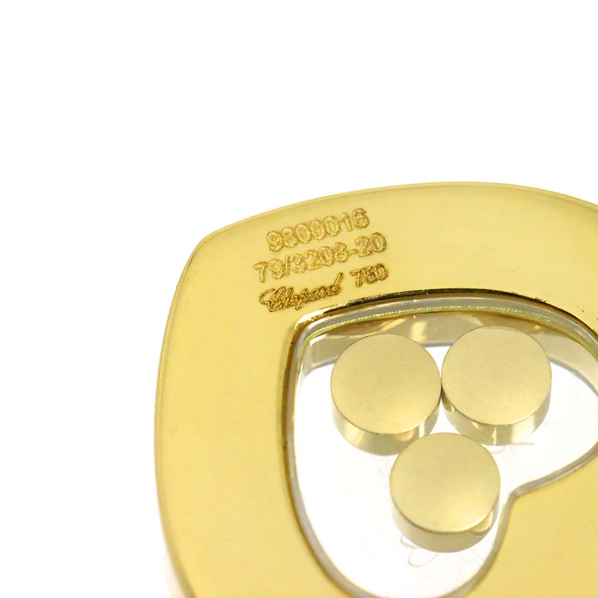 Happy Diamond Heart Necklace 18K Yellow Gold 750