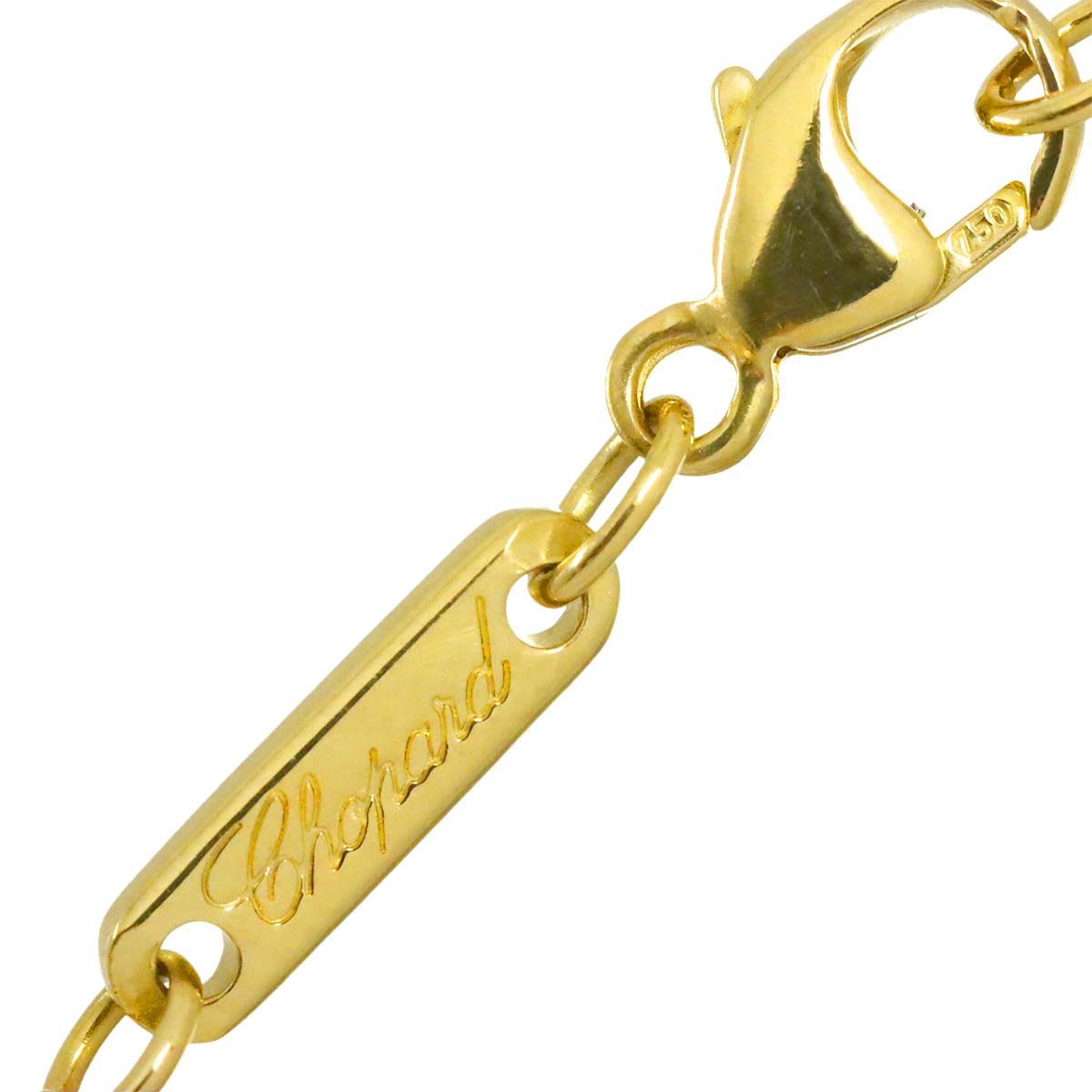Happy Diamond Heart Necklace 18K Yellow Gold 750